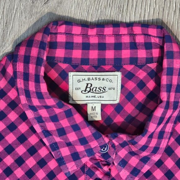 Vintage Preppy G.H. Bass & Co. Plaid Button Down Shirt - Picture 12 of 12